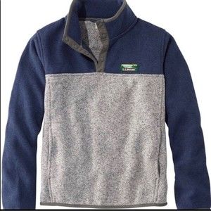 Boy’s LLbean snap button fleece size large